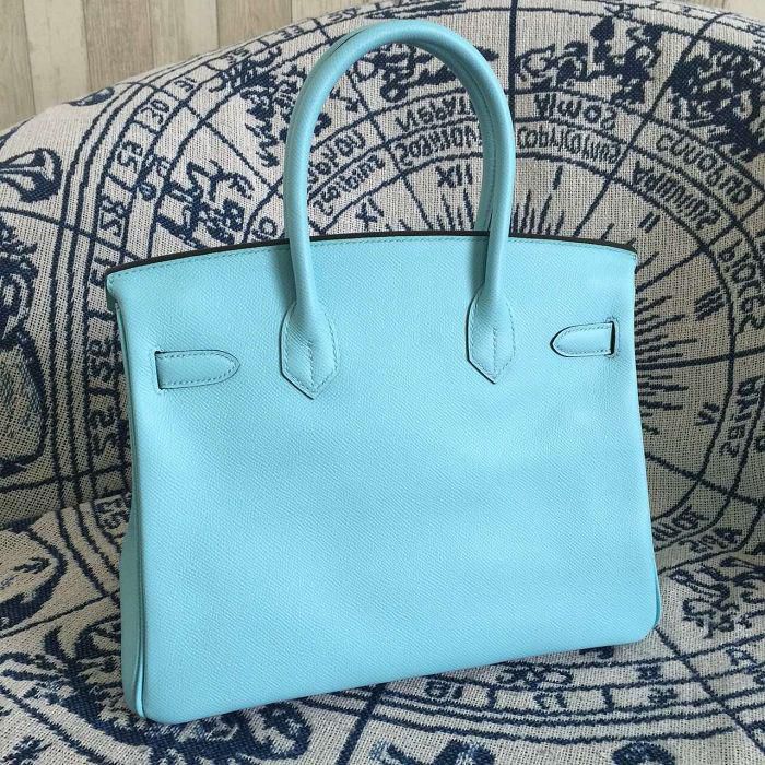 #hb52017 H**mes premium collection 35cm birkin togo leather-blue