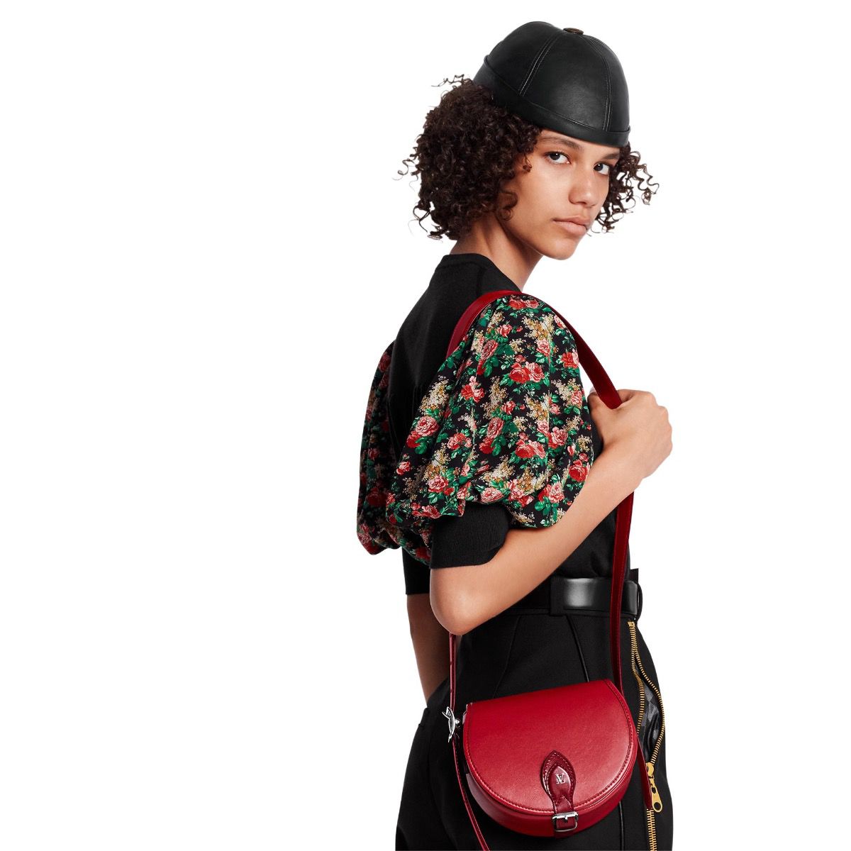 #m55506 l**is V*t*n 2019 tambourin bag-red