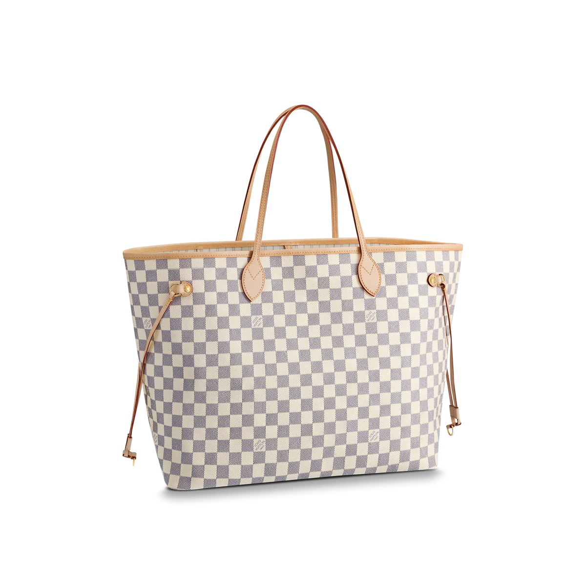 n41360 l**is V*t*n damier azur canvas neverfull gm