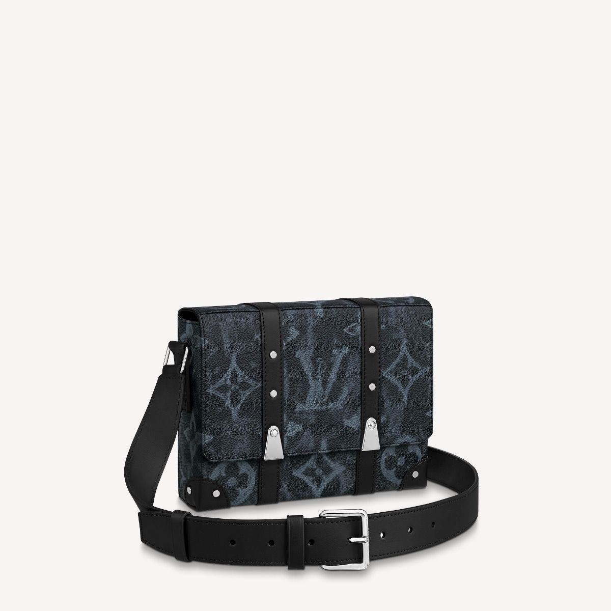 #m57271 l**is V*t*n monogram pastel noir trunk messenger