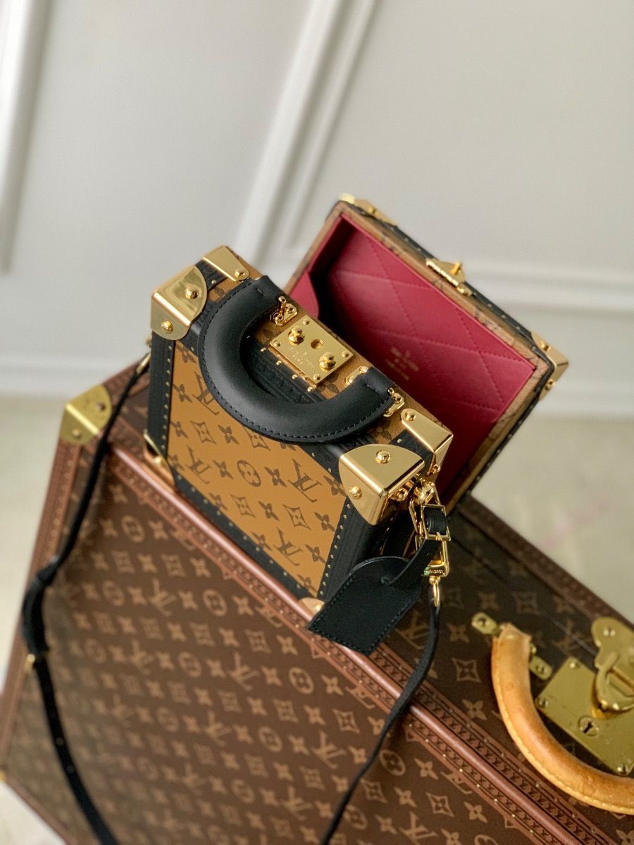 #m11206 l**is V*t*n monogram reverse canvas mini square trunk