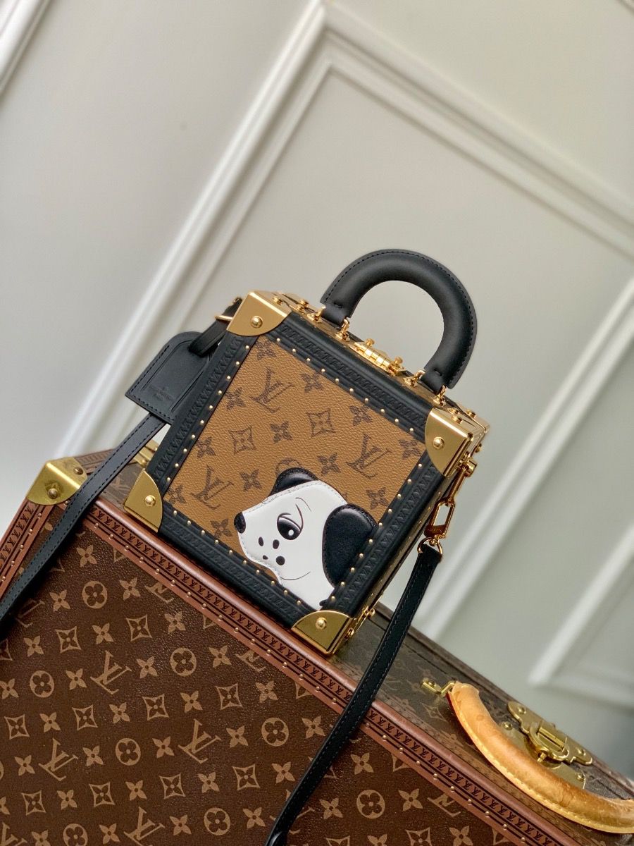 #m11206 l**is V*t*n monogram reverse canvas mini square trunk