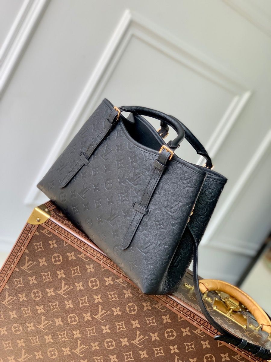 #m11393 l**is V*t*n monogram babylone pm tote bag-black