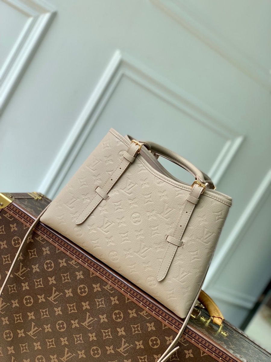 #m11394 l**is V*t*n monogram babylone pm tote bag-creme