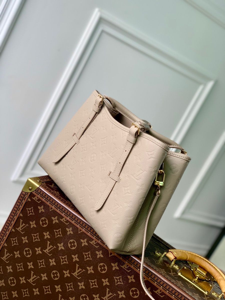 #m11394 l**is V*t*n monogram babylone pm tote bag-creme