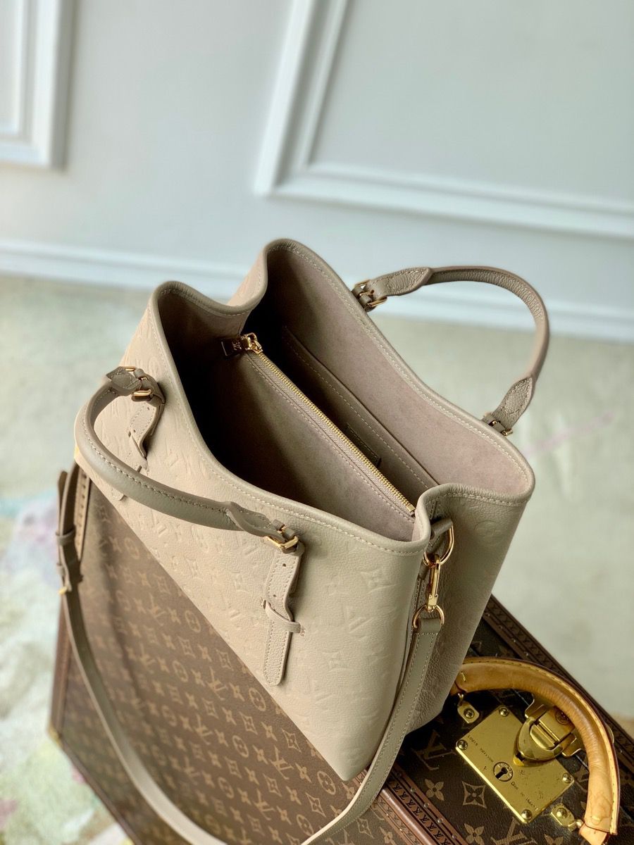 #m11394 l**is V*t*n monogram babylone pm tote bag-creme