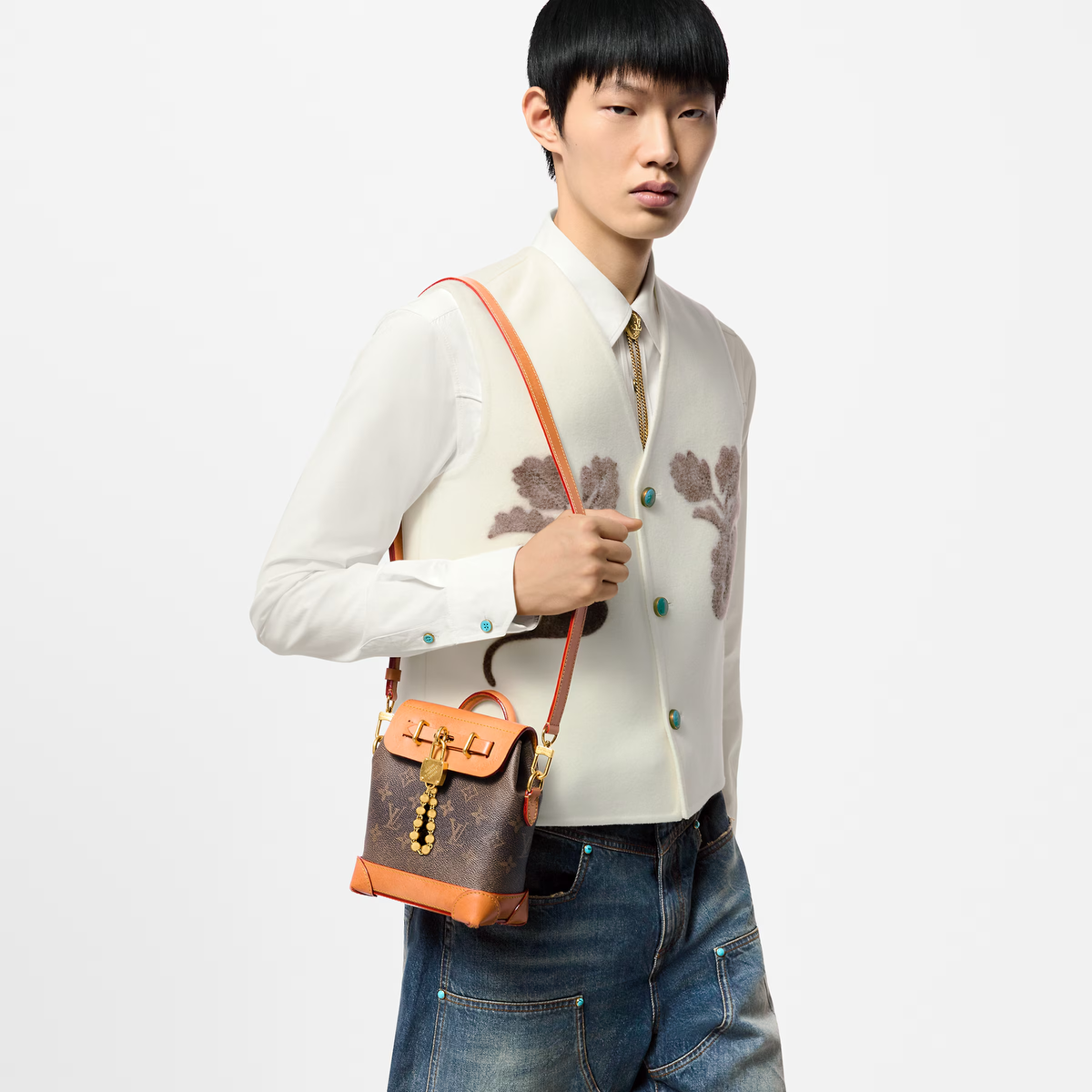 #m11630 l**is V*t*n pharrell williams  monogram steamer bag