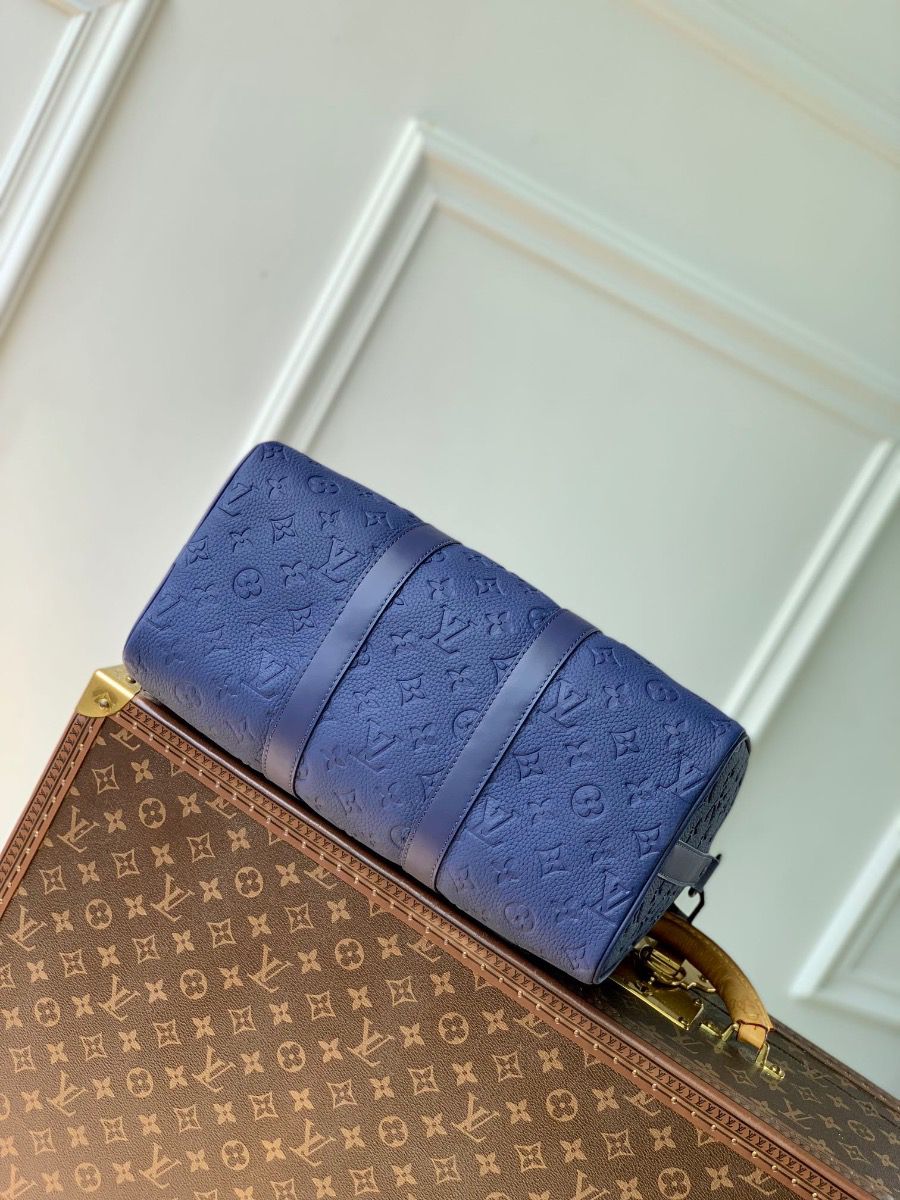 #m11691 l**is V*t*n taurillon monogram keepall bandoulière 35