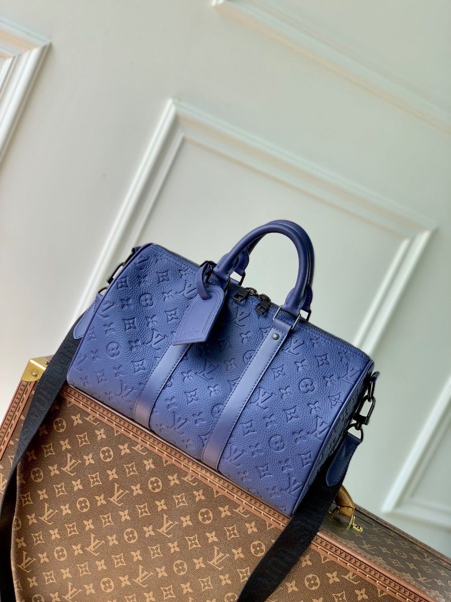 #m11691 l**is V*t*n taurillon monogram keepall bandoulière 35