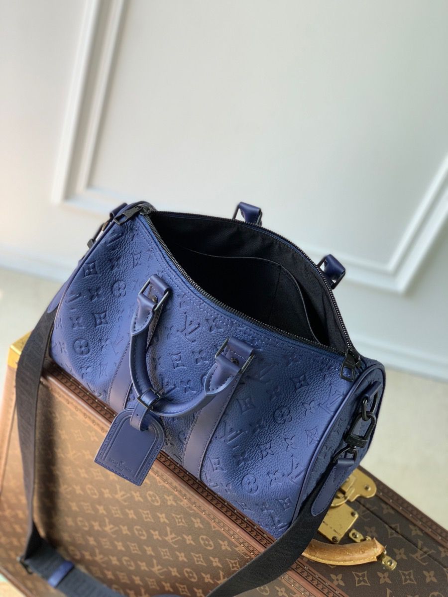#m11691 l**is V*t*n taurillon monogram keepall bandoulière 35