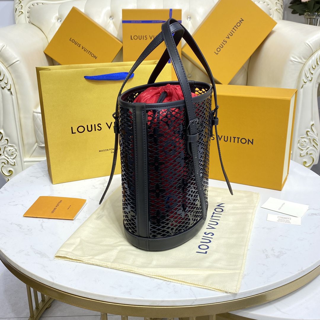 #m20352 l**is V*t*n monogram lace bucket pm bag