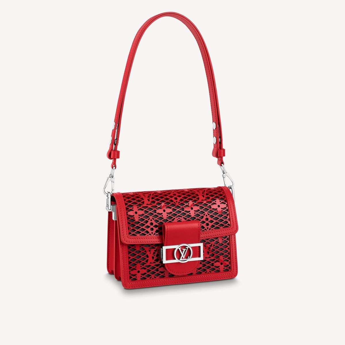 #m20359 l**is V*t*n monogram lace dauphine mini handbag