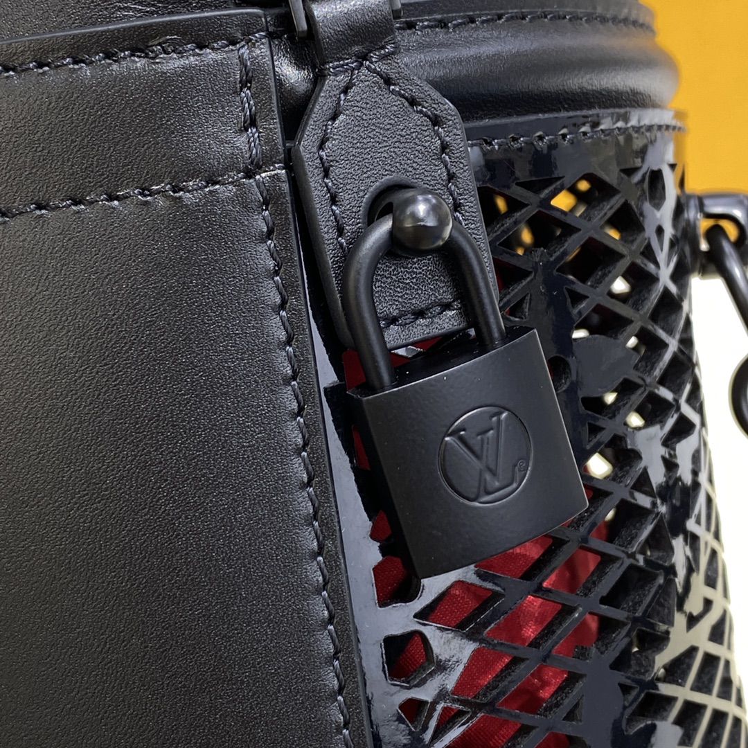 #m20363 l**is V*t*n monogram lace bucket pm bag