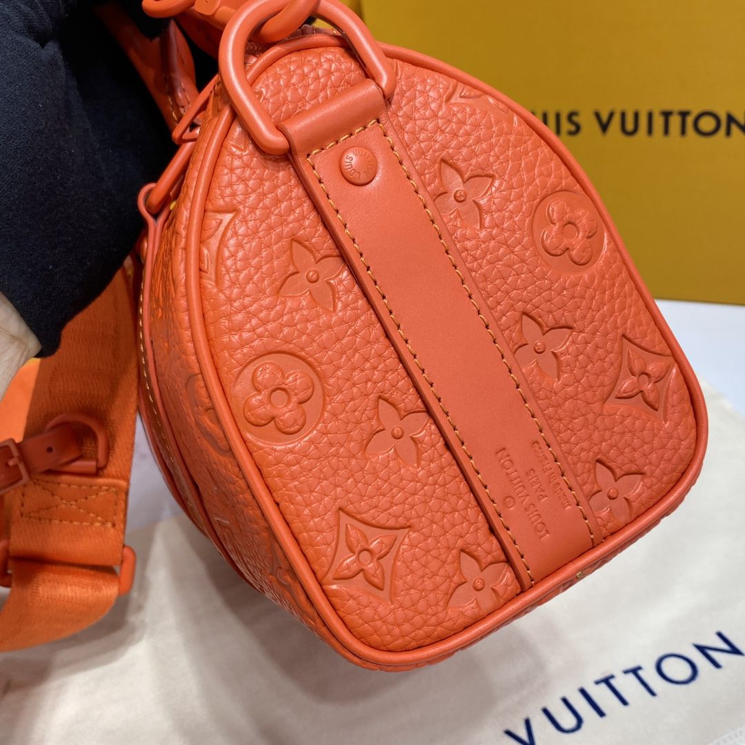 #m20930 l**is V*t*n taurillon monogram keepall bandouliÈre 25