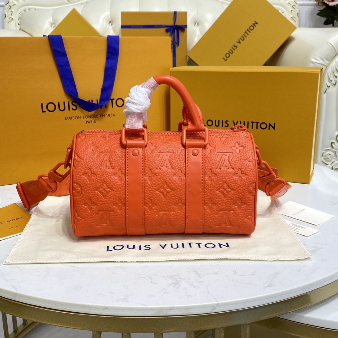 #m20930 l**is V*t*n taurillon monogram keepall bandouliÈre 25