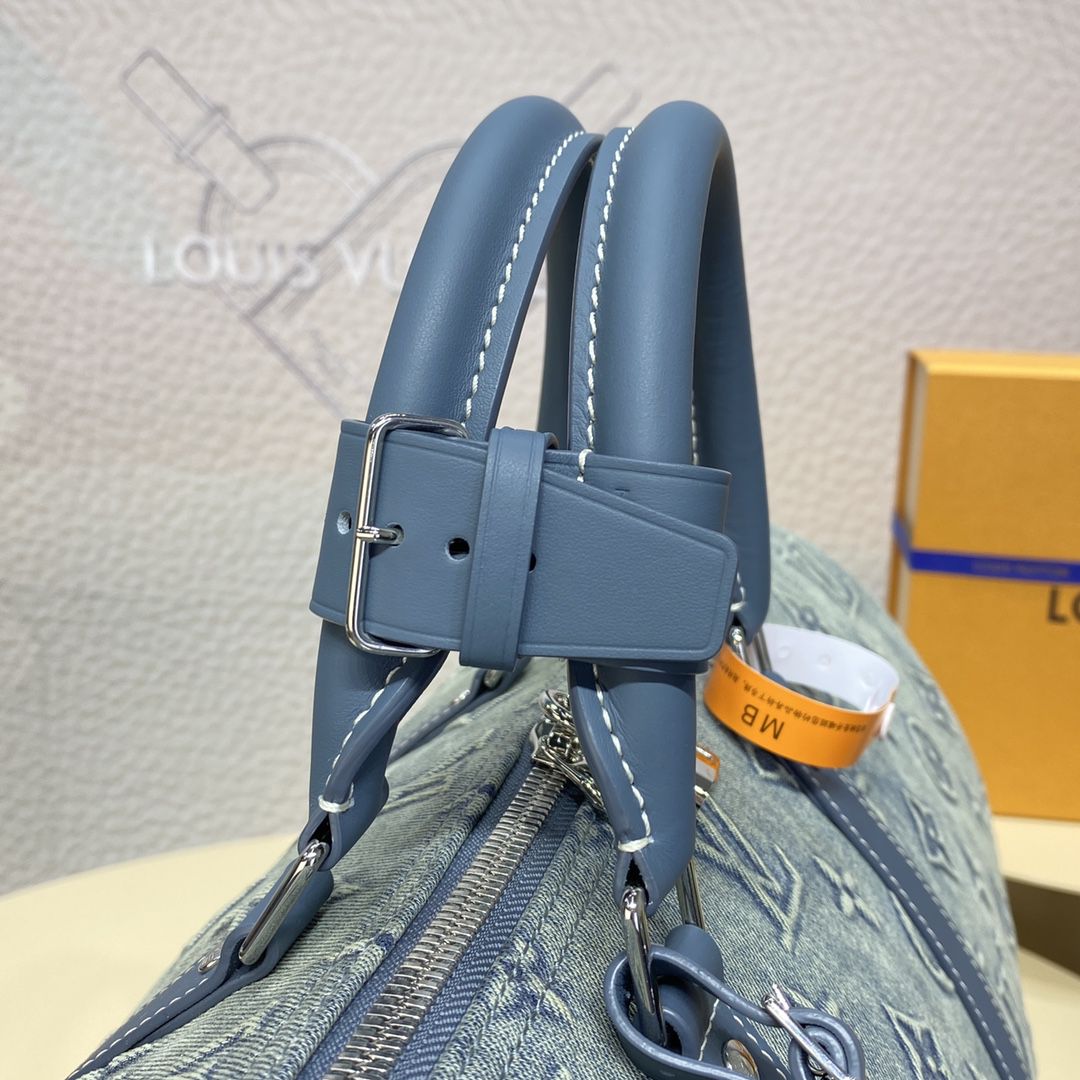 #m22532 l**is V*t*n monogram denim keepall bandoulière 50