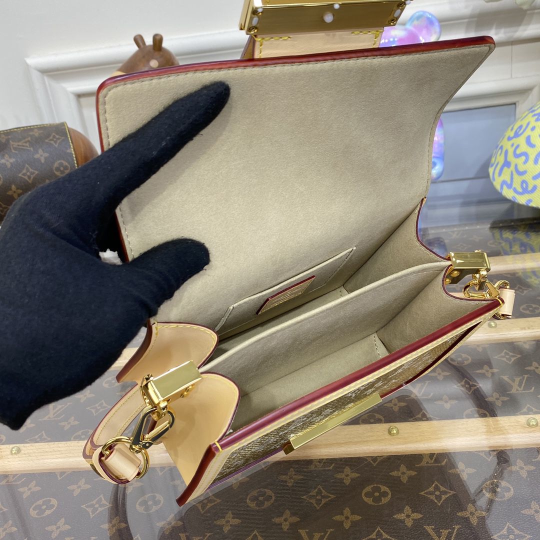 #m22826 l**is V*t*n monogram mini dauphine handbag