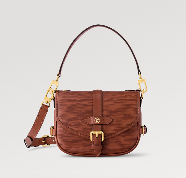 m23469 l**is V*t*n epi leather saumur bb camel