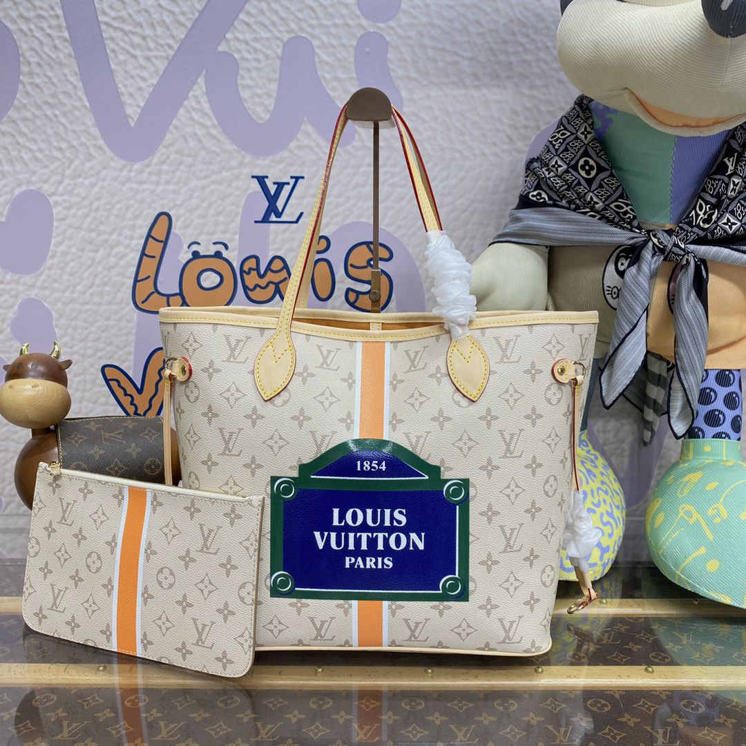 #m23501 l**is V*t*n paris neverfull mm tote bag