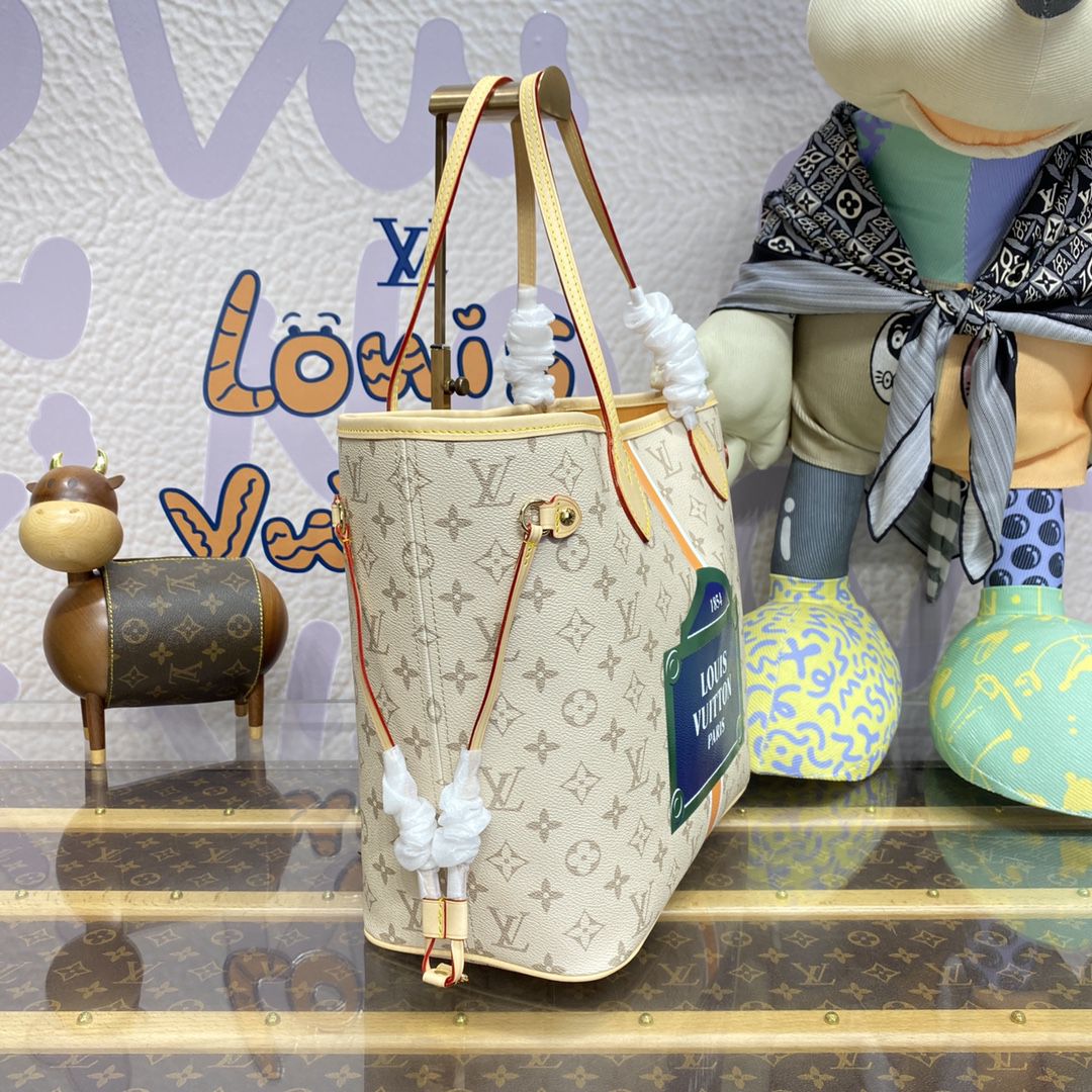 #m23501 l**is V*t*n paris neverfull mm tote bag
