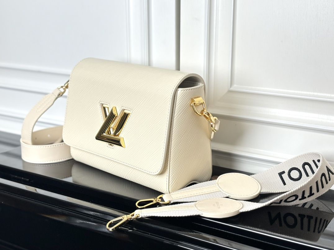 m24758 l**is V*t*n twist epi traveler handbag pm-beige