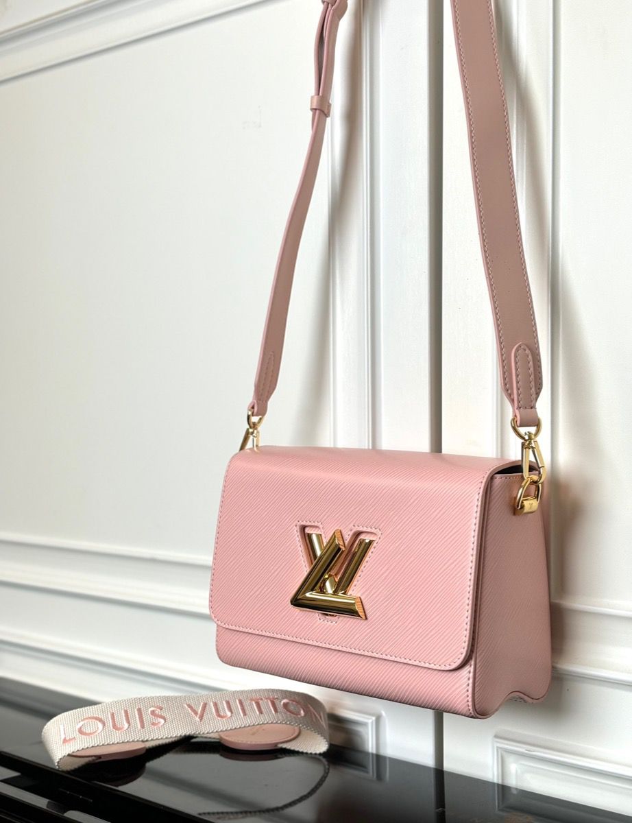m24758 l**is V*t*n twist epi traveler handbag pm-pink