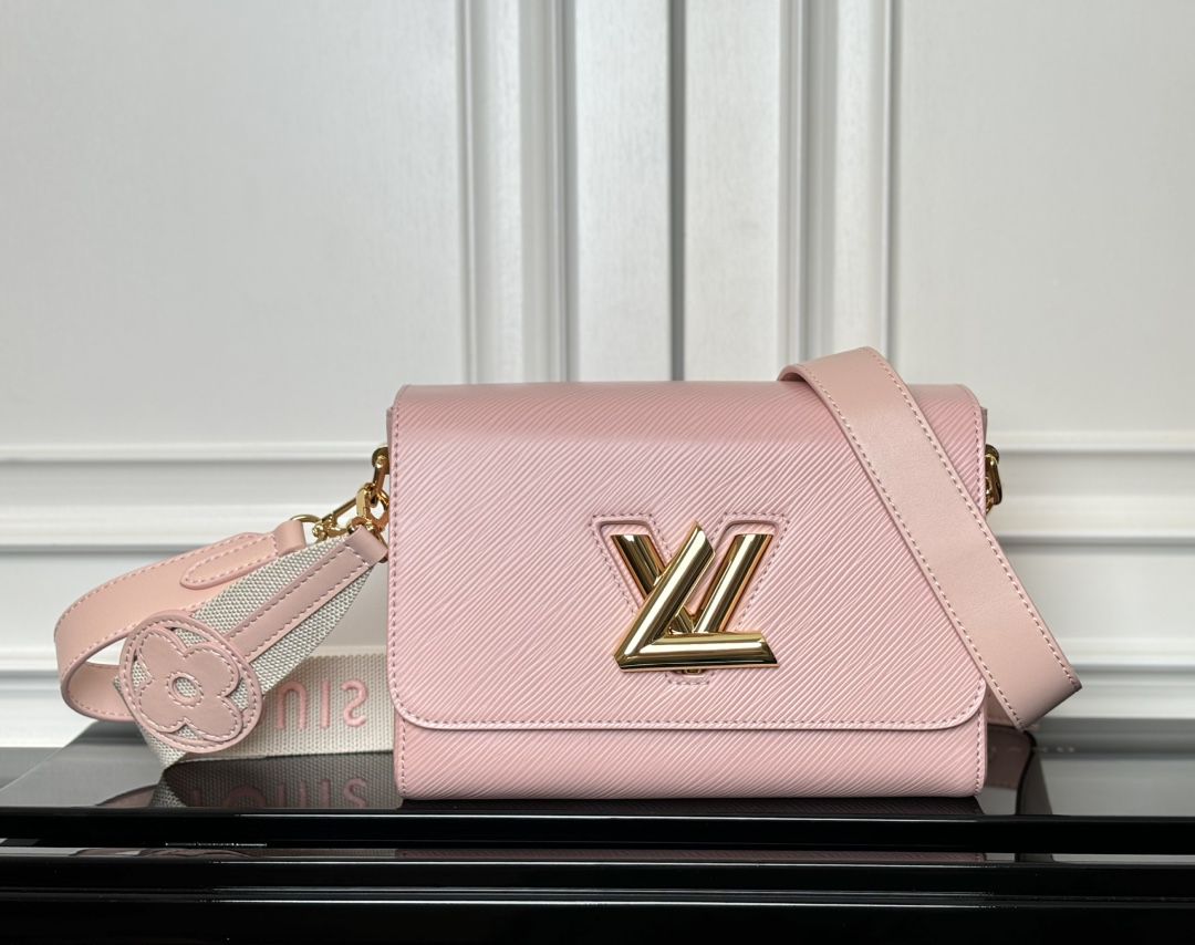 m24758 l**is V*t*n twist epi traveler handbag pm-pink