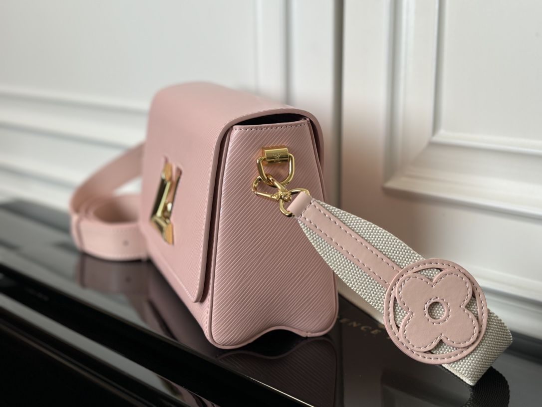 m24758 l**is V*t*n twist epi traveler handbag pm-pink