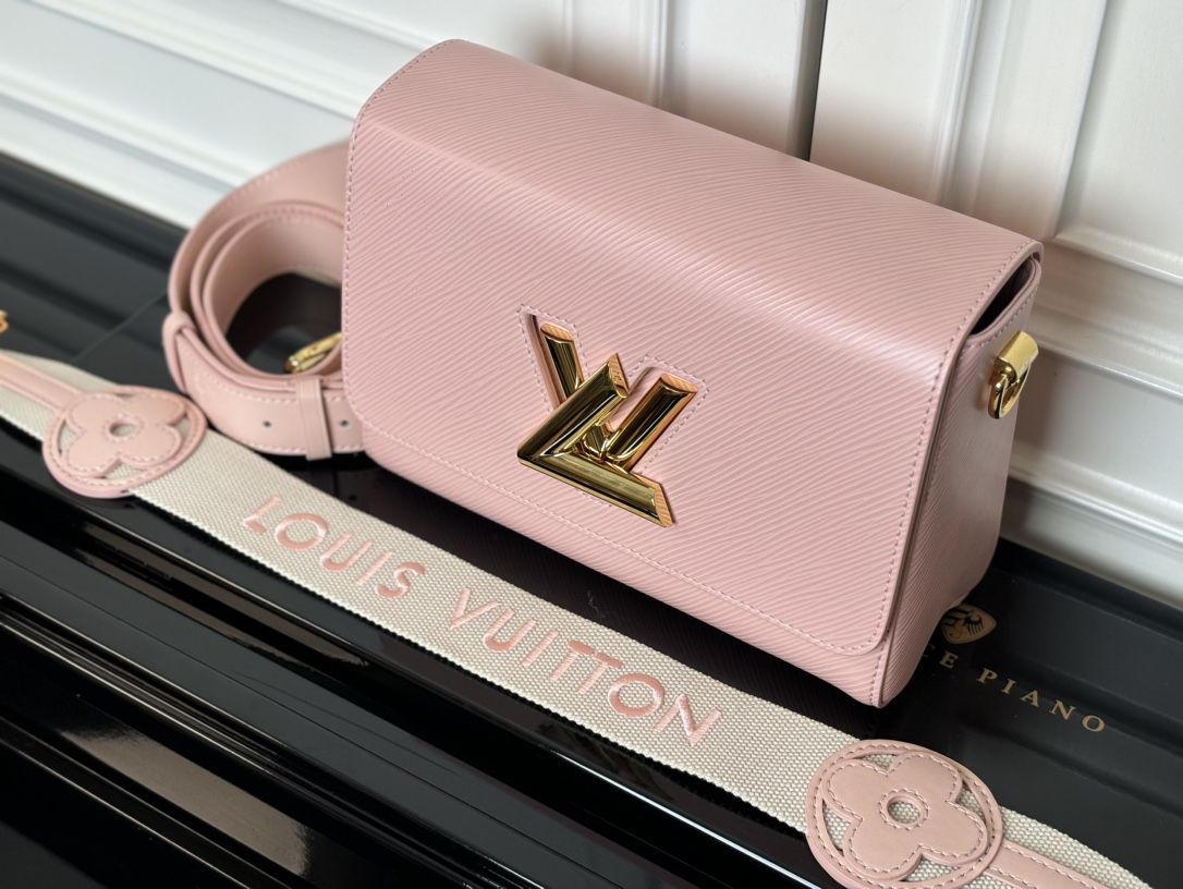 m24758 l**is V*t*n twist epi traveler handbag pm-pink