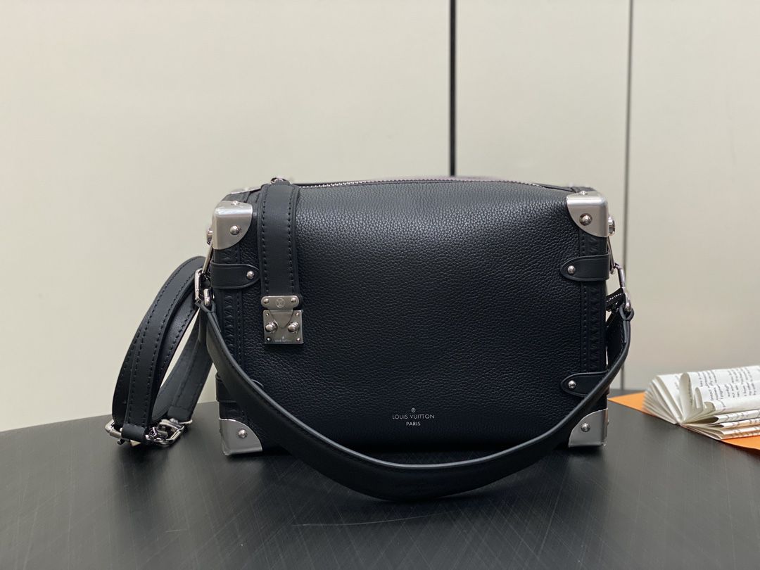 #m25160 l**is V*t*n monogram side trunk mm bag-black