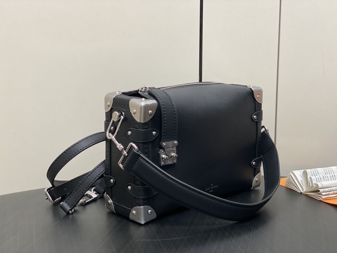 #m25160 l**is V*t*n monogram side trunk mm bag-black