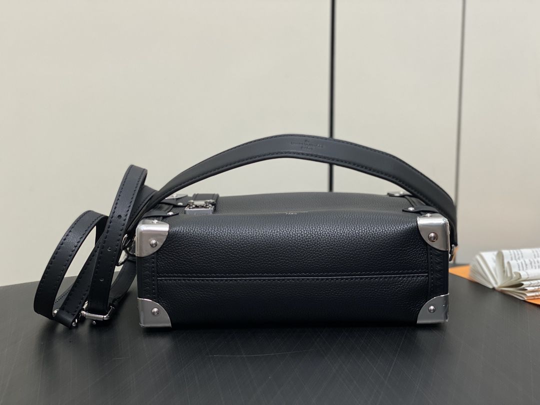 #m25160 l**is V*t*n monogram side trunk mm bag-black