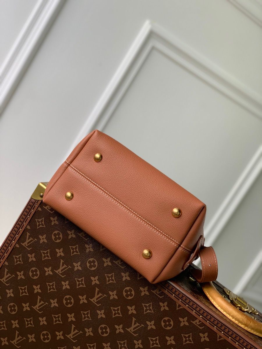 m25354 l**is V*t*n leather low key hobo pm bag_brown