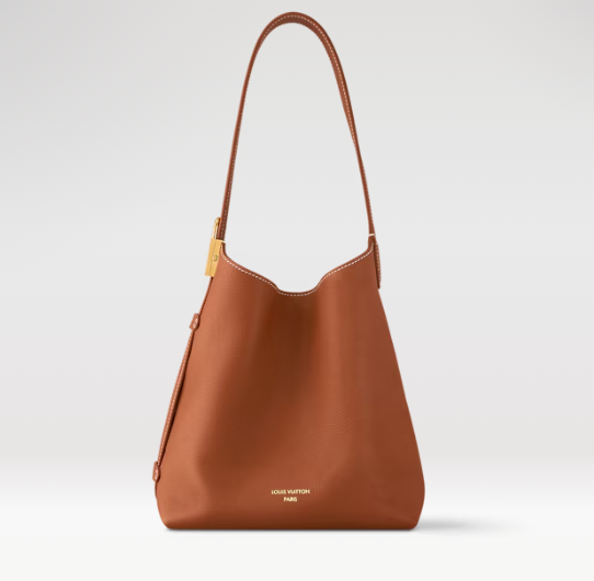 m25354 l**is V*t*n leather low key hobo pm bag_brown