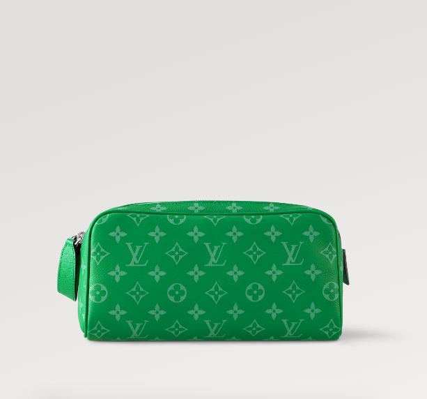 m31013 l**is V*t*n monogram canvas taigarama dopp kit green
