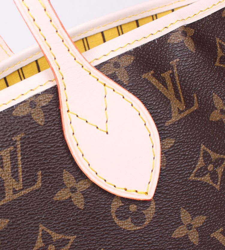 #m40992 l**is V*t*n 2014 new monogram neverfull gm / yellow with pochette