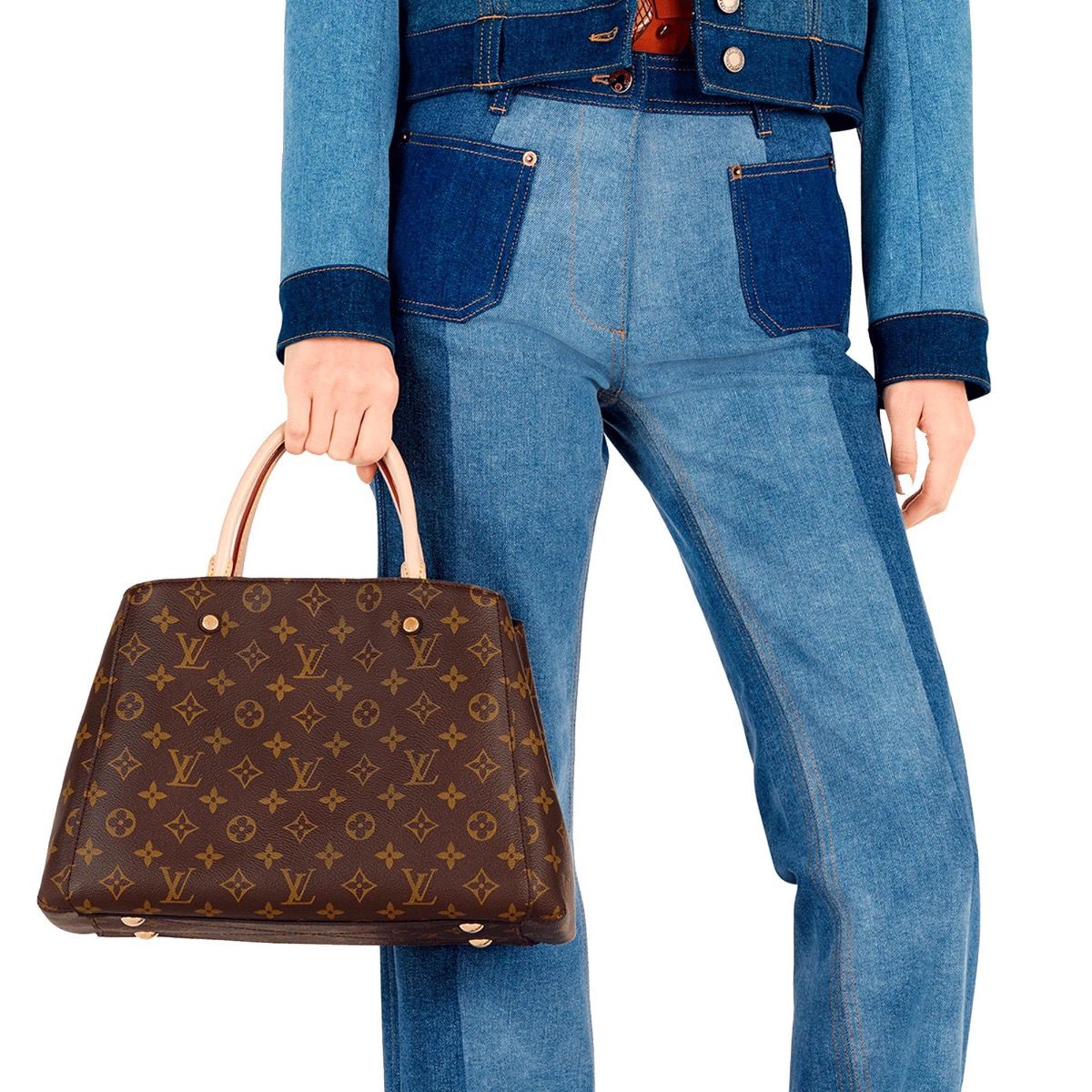 #m41056 l**is V*t*n 2014 monogram canvas montaigne bag mm