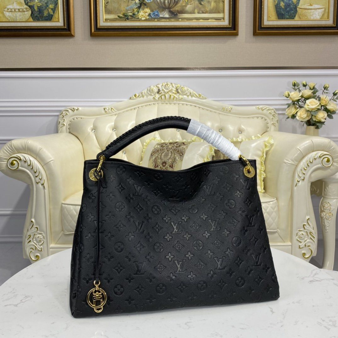 #m41066  l**is V*t*n monogram empreinte artsy mm-black