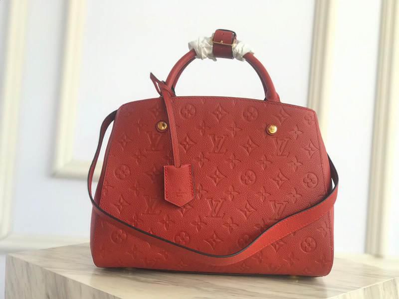 #m41194 l**is V*t*n monogram empreinte montaigne mm-cherry