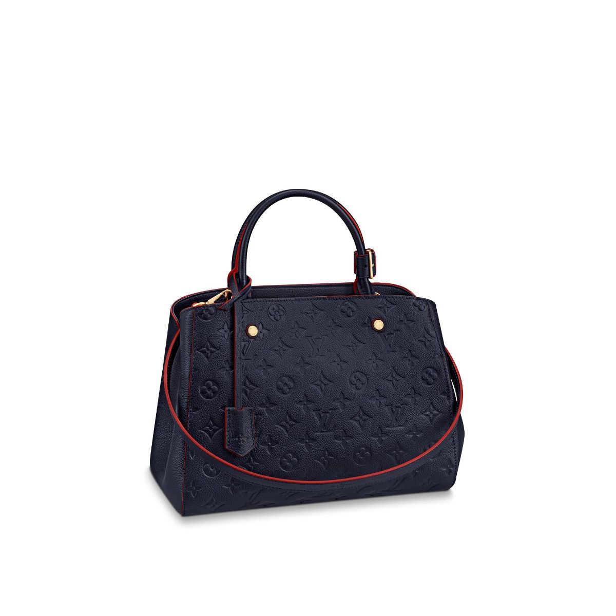#m42746 l**is V*t*n monogram empreinte montaigne mm-marine rouge