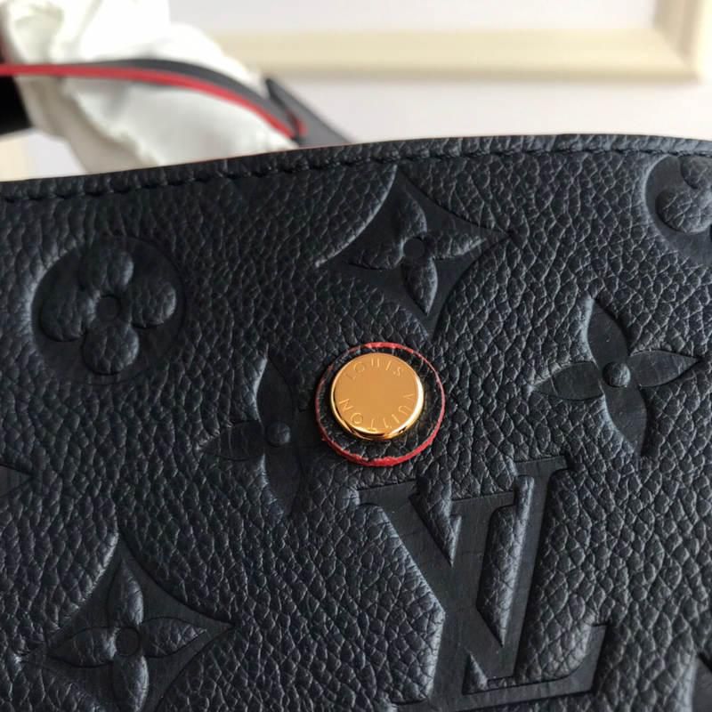 #m42746 l**is V*t*n monogram empreinte montaigne mm-marine rouge