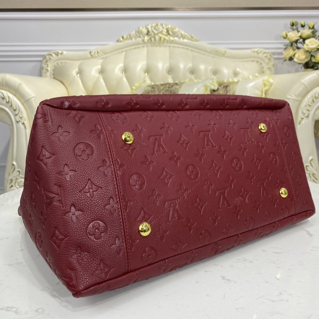 #m43257 l**is V*t*n monogram empreinte artsy mm-burgundy