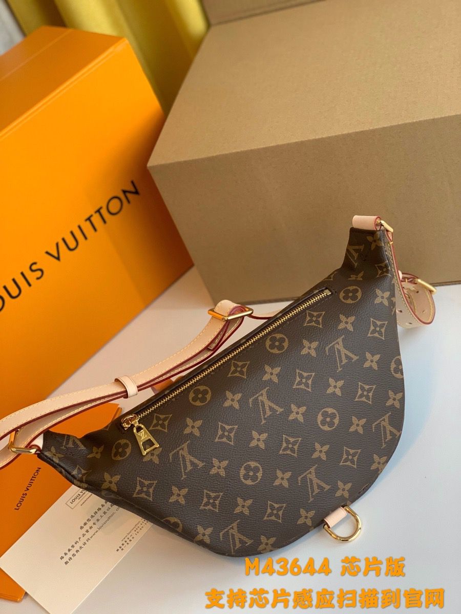 #m43644 l**is V*t*n premium monogram canvas bumbag