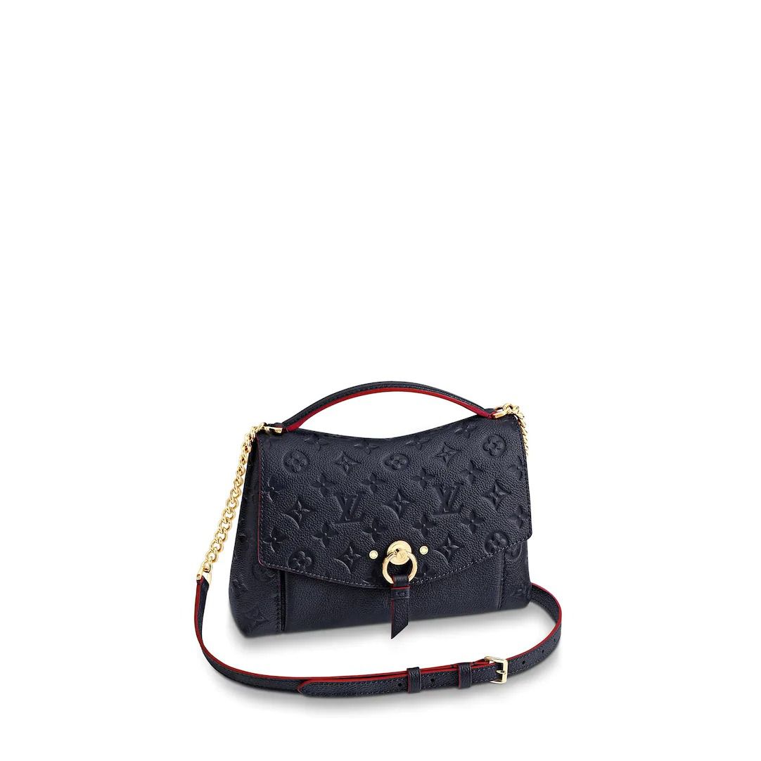 #m43781 l**is V*t*n monogram empreinte blanche bb-marine rouge