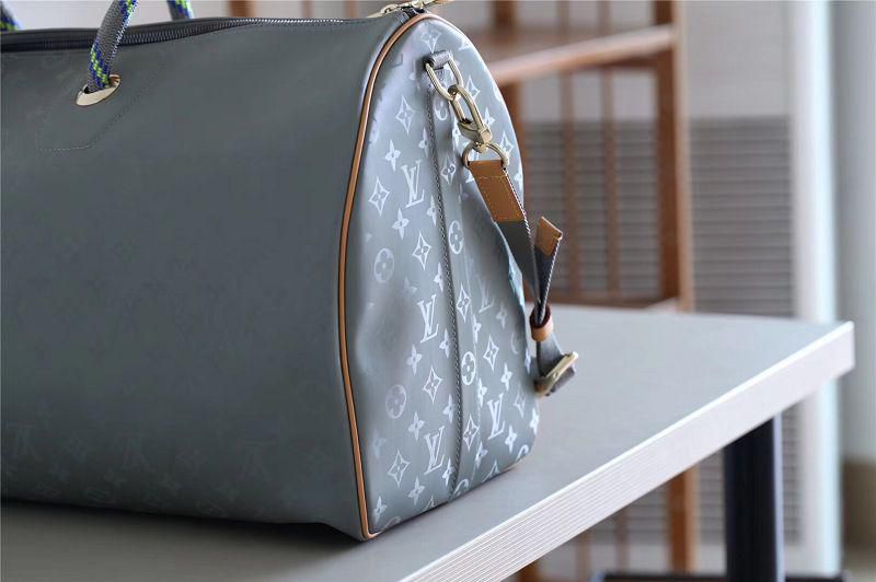 #m43886 l**is V*t*n 2018 keepall bandoulière 50-monogram titanium