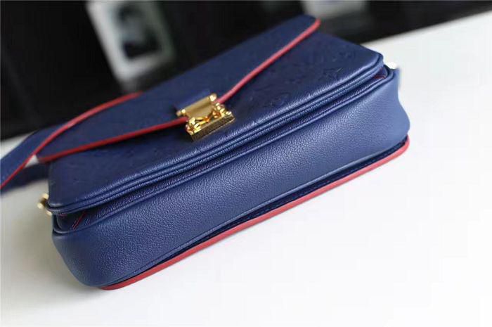 m44071 l**is V*t*n 2017 premium empreinte leather,pochette métis-blue