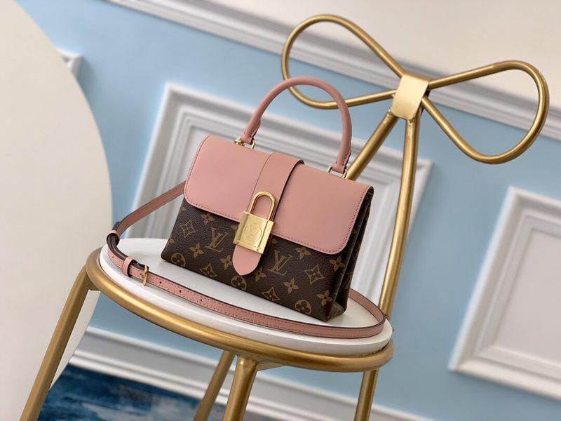 #m44080 l**is V*t*n monogram canvas locky bb-rose poudré pink