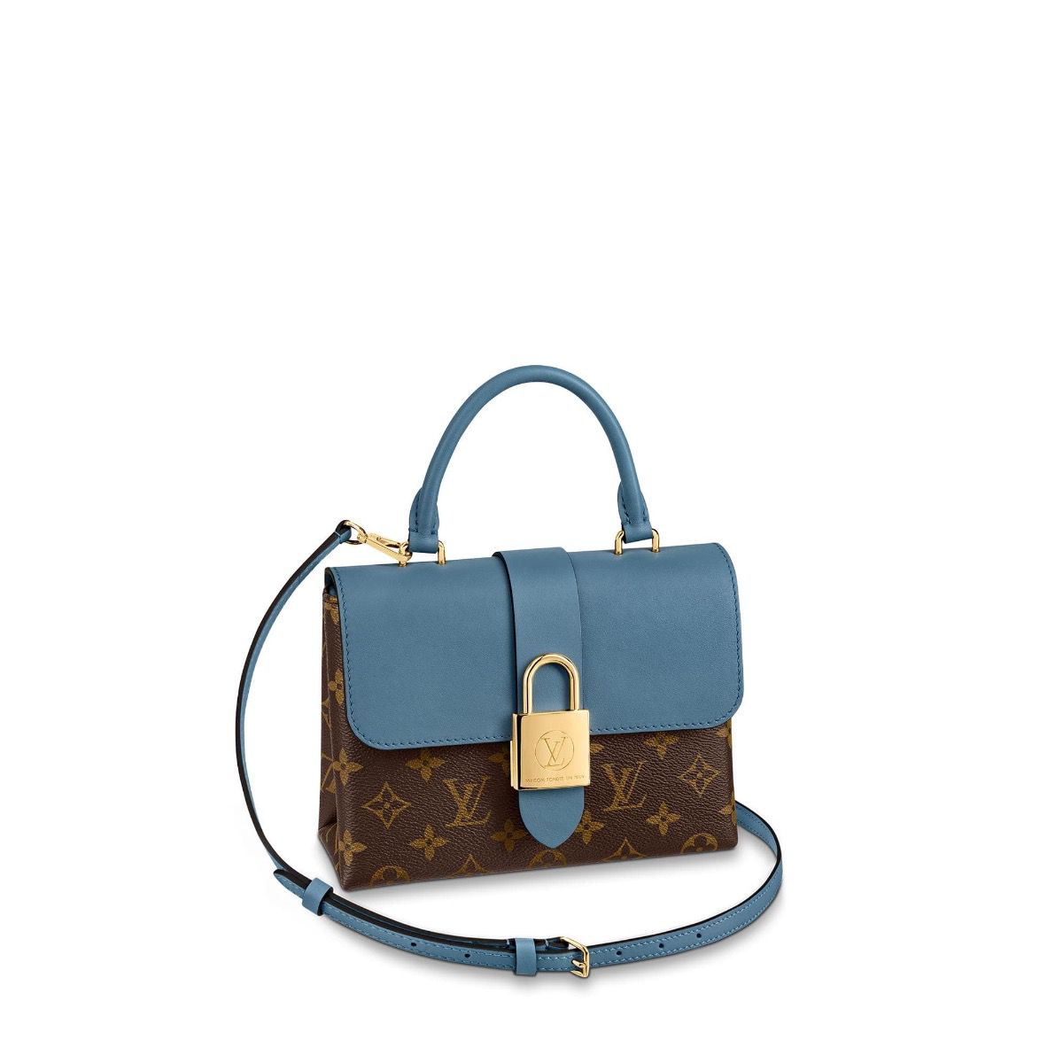 #m44321 l**is V*t*n monogram canvas locky bb-bleu jean