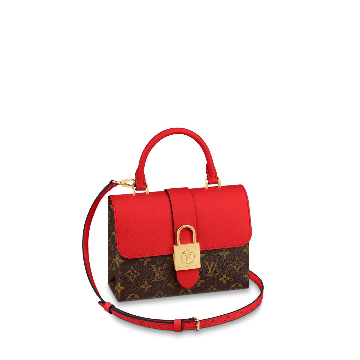 #m44322 l**is V*t*n monogram canvas locky bb-coquelicot