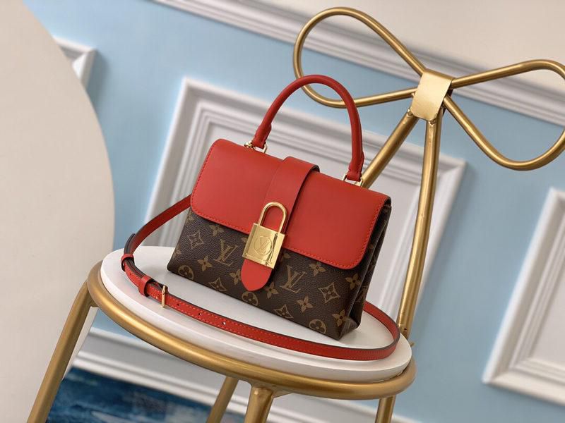 #m44322 l**is V*t*n monogram canvas locky bb-coquelicot